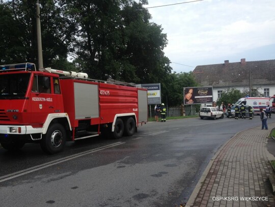 Wypadek na drodze krajowej nr 40