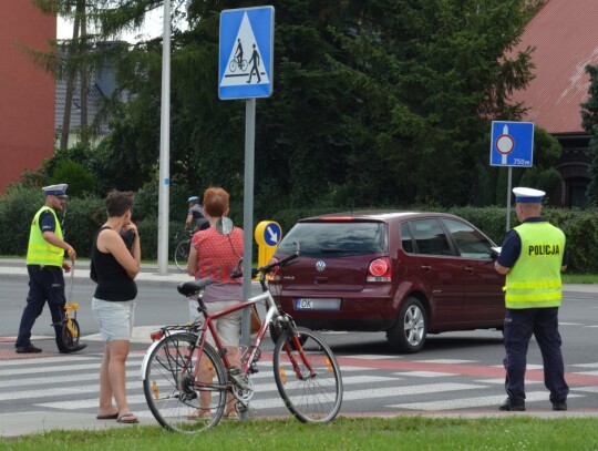 Potrącenie rowerzysty na ulicy Kozielskiej w Kędzierzynie-Koźlu