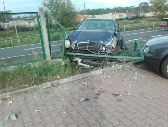 Wypadek na ulicy Mostowej w Kędzierzynie-Koźlu