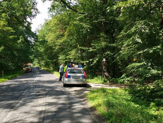 Kolizja trzech samochodów na ulicy Kłodnickiej w Kędzierzynie-Koźlu