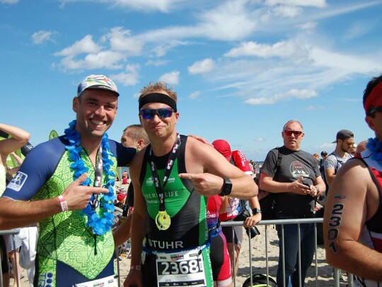 Triathlon: Radek Uliasz i Maciek Stuhr
