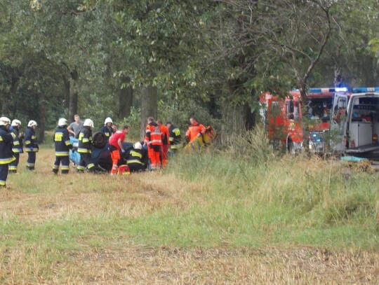 Wypadek daweeo matiza w Cisowej (Kędzierzyn-Koźle)