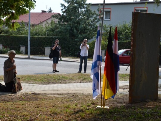 Odsłonięcie pamiątkowych tablic na stacji kolejowej w Koźlu