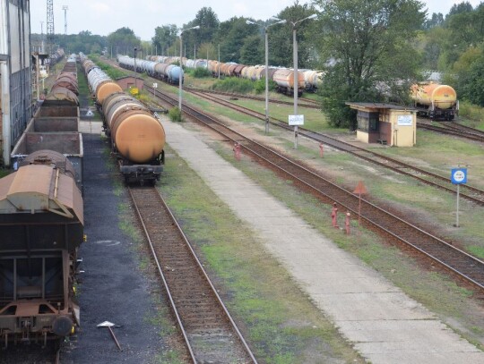 modernizacja torów kolejowych w Bierawie