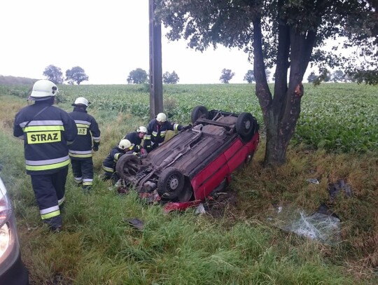 wypadek na drodze krajowej nr 45