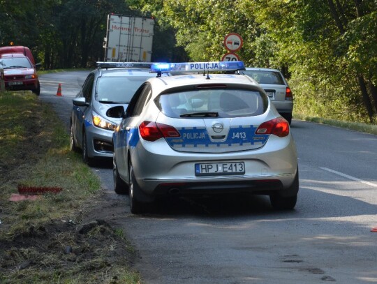 wypadek ciężarówki na drodze wojewódzkiej nr 408