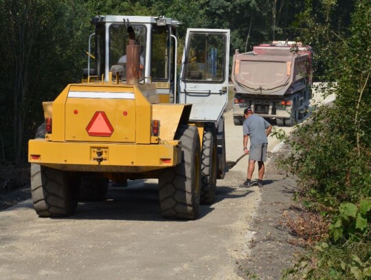 Budowa ścieżki rowerowej na Żabieniec