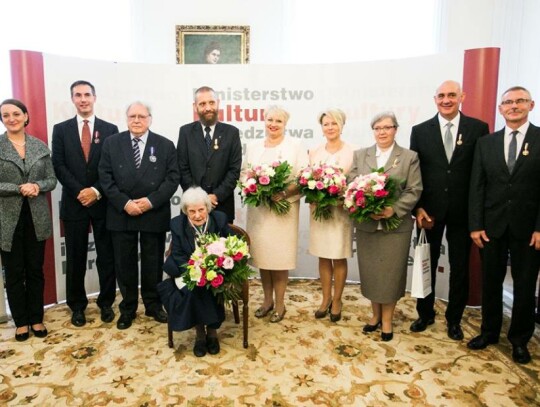 Waldemar Lankauf z odznaką Zasłużony dla Kultury Polskiej