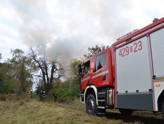 pożar stara śluza