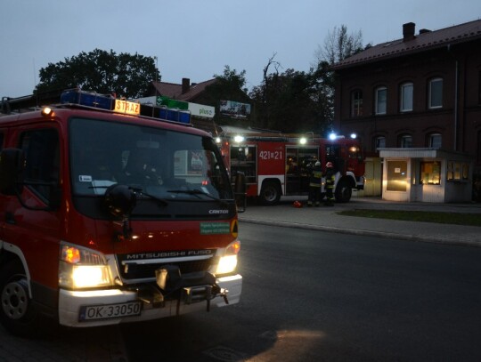 pożar w kamienicy przy ulicy Traugutta w Kędzierzynie-Koźlu