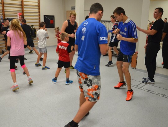 Mateusz Masternak poprowadził trening sekcji bokserskiej Chemika Kędzierzyn-Koźle