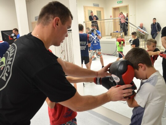 Mateusz Masternak poprowadził trening sekcji bokserskiej Chemika Kędzierzyn-Koźle