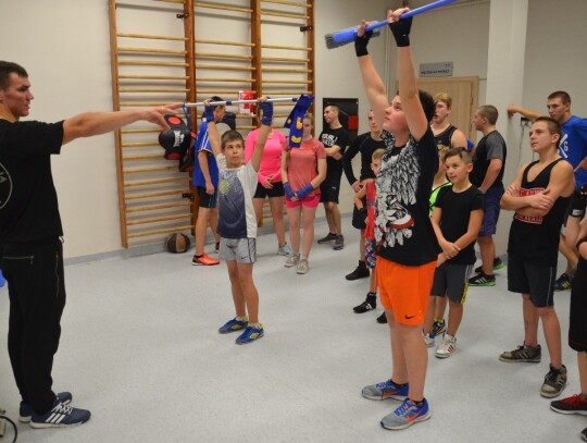 Mateusz Masternak poprowadził trening sekcji bokserskiej Chemika Kędzierzyn-Koźle