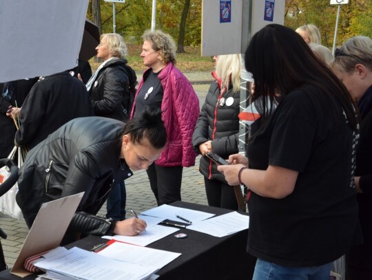 Czarny Protest w Kędzierzynie-Koźlu 24.10.2016