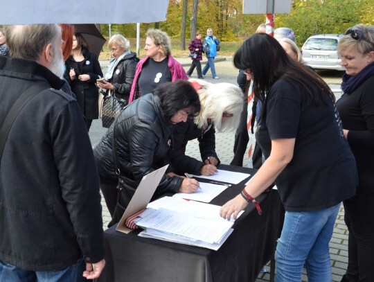 Czarny Protest w Kędzierzynie-Koźlu 24.10.2016