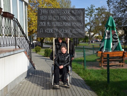 Czarny Protest w Kędzierzynie-Koźlu 24.10.2016