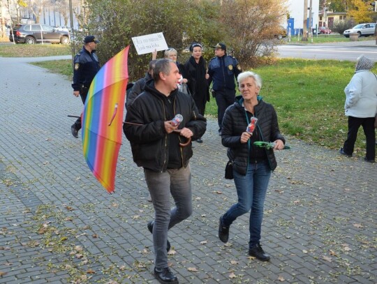 Czarny Protest w Kędzierzynie-Koźlu. Przemarsz ulicami miasta