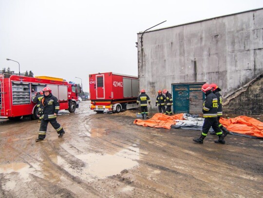 wyciek opole ratownictwo chemiczne. foto. opolskie ratownictwo (22)