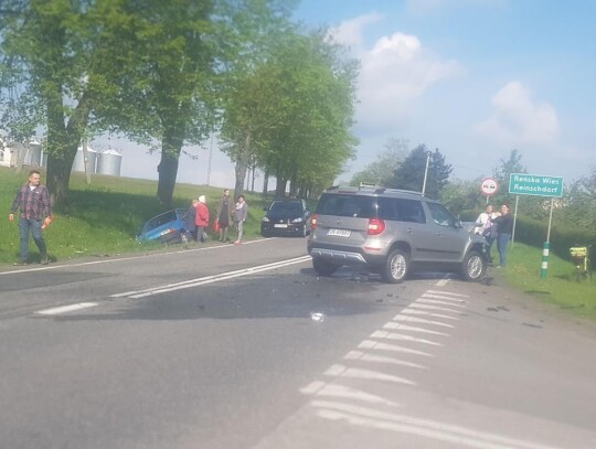 Wypadek Reńska Wieś 10.05