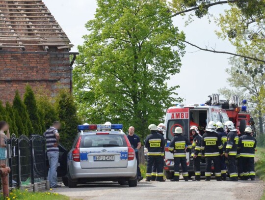 Podczas rozbiórki budynku zawaliła się ściana