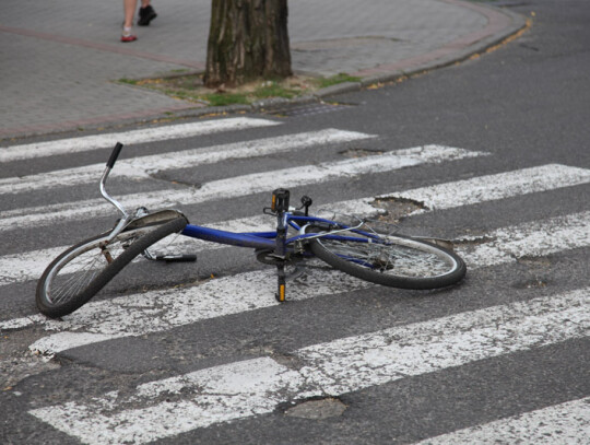 rowerzysta motocyklista wypadek policja (4)