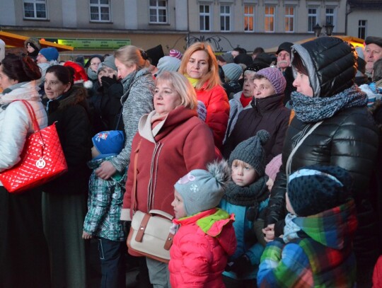 Rozświetlenie choinki na kozielskim Rynku 2017