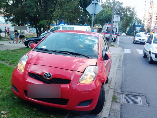 potracenie rowerzysty policja pogotowie kedzierzyn-kozle (7)