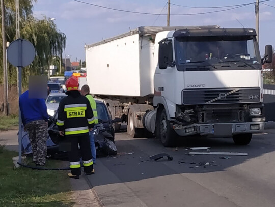 wypadek ciezarowka dzisiaj (1)