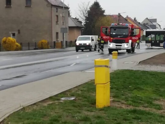 pozar autobusu kozielska kedzierzyn 2