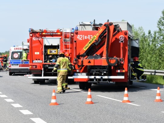 wypadek smiertelny obwodnica kk1