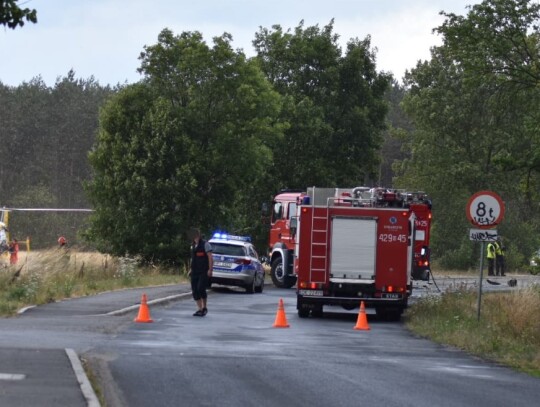 wypadek motocyklisty grabowka 2