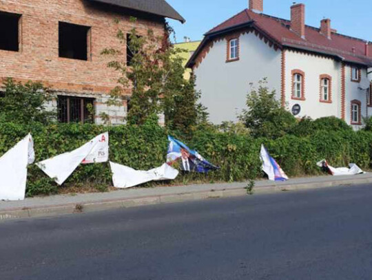 niszczenie plakatow wyborczych (2)