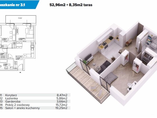 mieszkanie 3.1