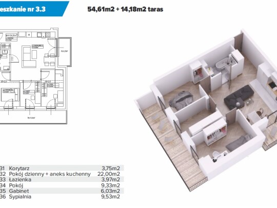 mieszkanie 3.3