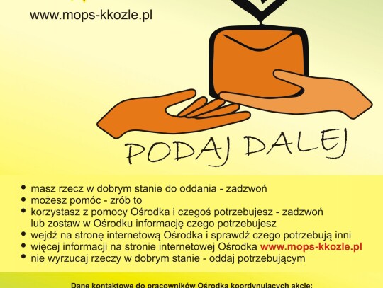 Podaj dalej- plakat