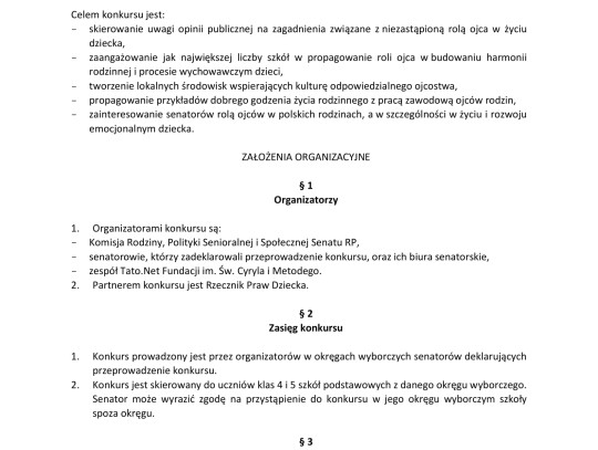 Regulamin konkursu List do Taty-1