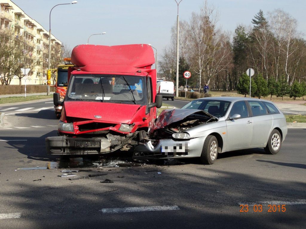 kolizja aleja lisa Kędzierzyn-Koźle